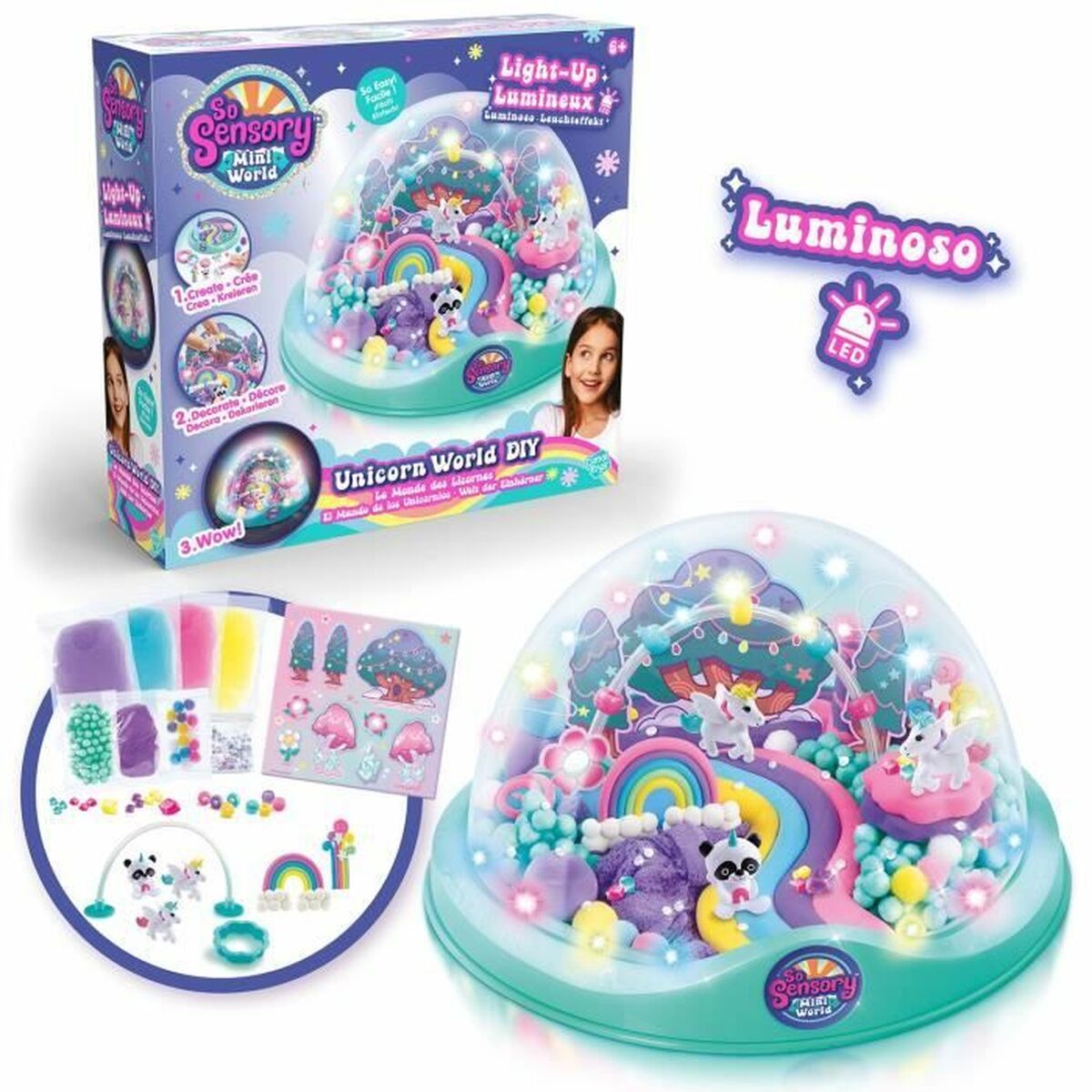3555801235023 - Knetspiel So Sensory Mini World Violett