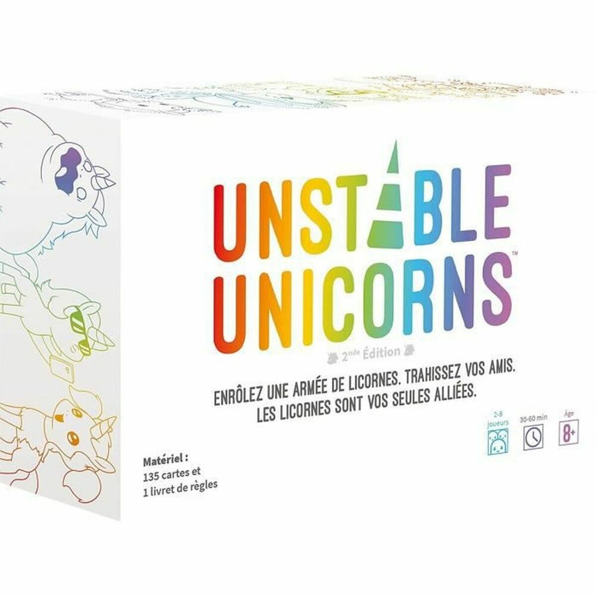3558380079910 - Nicht Zutreffend - Tischspiel Asmodee Unstable Unicorns (fr)
