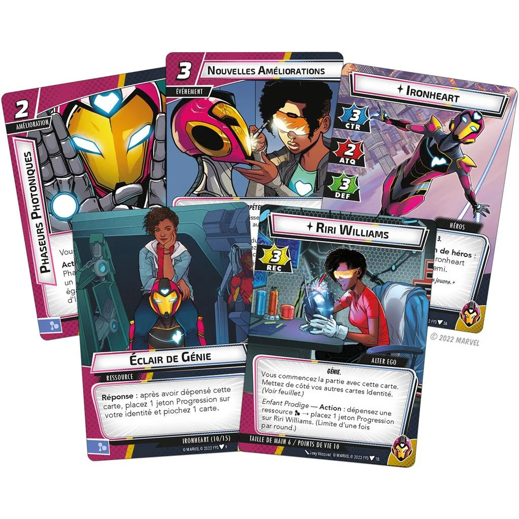 3558380093213 - Kartenspiele Marvel Champions IronHeart Héro 3558380093213 - Kartenspiele Marvel Champions IronHeart Héro