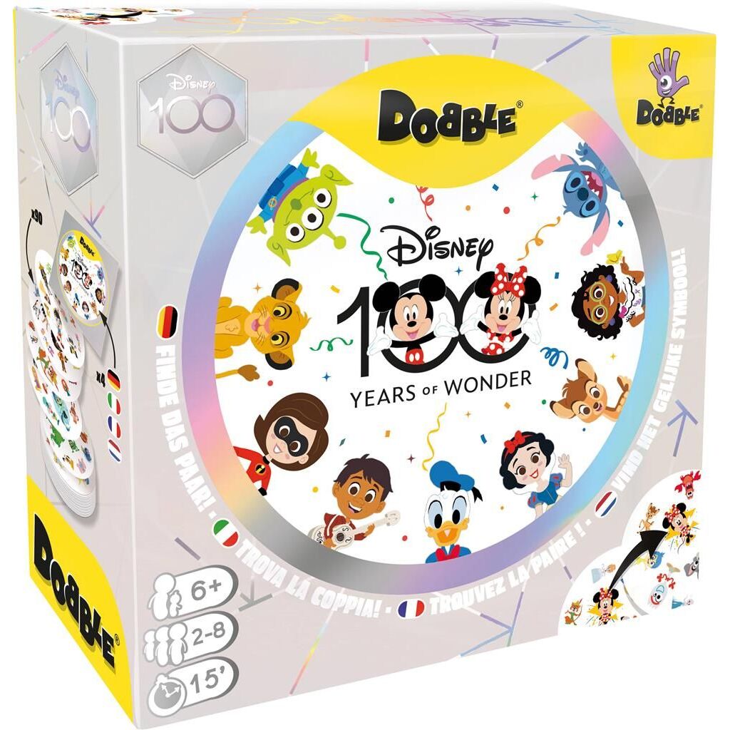 3558380099390 - Brettspiele Dobble Disney 100 ans de Merveilles