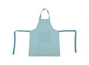 3560231541538 - Atmosphera - Schürze mit Aufdruck Tikal - duckblau - Baumwolle 60x80 cm créateur dintérieur