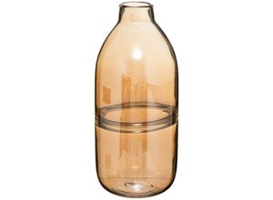 3560231551179 - Atmosphera Créateur Dintérieur - Vase Line - bernsteinfarben - Glas H30 cm