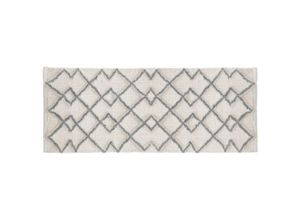 3560231558093 - 5five - teppich 120x50cm grau weiß - Grauweiß