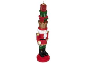 3560231585693 - Fééric Lights And Christmas - Kerze nussknacker 33 cm - Feeric lights & christmas - Rot