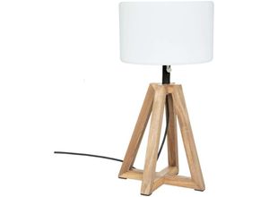 3560231731304 - Atmosphera - Terrassenleuchte matia Ständer aus Akazienholz h 58 cm