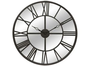 3560232558313 - Mobilibrico - Industrial Wanduhr für Wohnzimmer Glas und Metall ø 70 cm