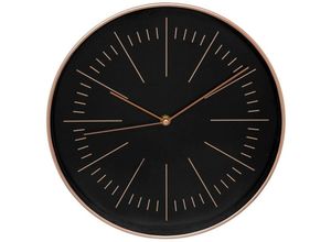 3560232559419 - Mobilibrico - Wanduhr für Wohnzimmer modern edith schwarz ø 30 cm