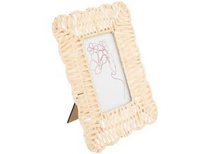 3560232559914 - Bilderrahmen Edward Metall und Rattan - 10x15 cm Atmosphera Créateur Dintérieur