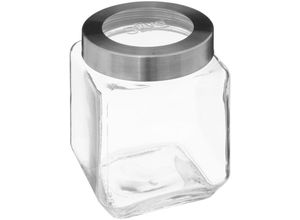 3560232569753 - Einmachglas glas deckel kontur stahl miro 1 -2l - transparent - 5five