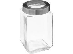 3560232569777 - Einmachglas glas deckel kontur stahl miro 1 -6l - transparent - 5five