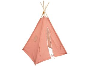 3560232573439 - Atmosphera Créateur Dintérieur - Tipi Kind Wapi Baumwolle und Pappel - terrakotta-rosa