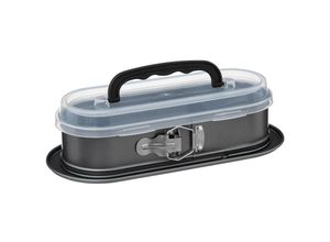3560232594939 - Springform cake metall mit deckel takeat 30x11cm - grau - 5five