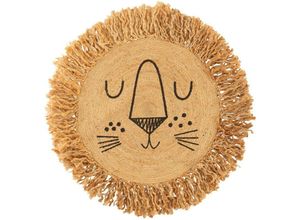 3560232611827 - Atmosphera - Kinderteppich Lion Jute - b 90 x t 1 cm - t 90 cm créateur dintérieur