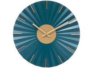 3560232639579 - Atmosphera - Wanduhr jil blau goldene Uhrzeiger ø 45 cm 3560232639579 - Atmosphera - Wanduhr jil blau goldene Uhrzeiger ø 45 cm