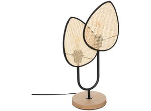 3560232651557 - Atmosphera Créateur Dintérieur - Dekorative Lampe olme geflochtenes Rattan h 44 cm