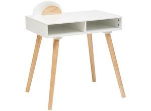 3560232659027 - Kinderschreibtisch aus weißem Holz mit den Maßen 75x47x87 cm -  kids - Atmosphera