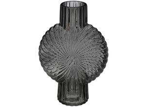 3560232686597 - Atmosphera - Vase Coquillage Glas - grau - H32 cm Grau