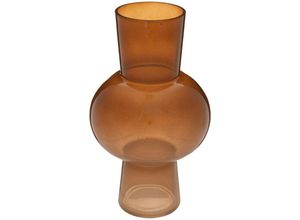 3560232686672 - Atmosphera - Vase Cloudy Glas - Bernstein - H29 -5 cm créateur dintérieur