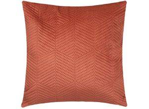 3560232695094 - Kissen Dolce Samt - terracotta-pink - 40x40 cm - Atmosphera créateur dintérieur