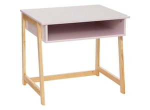 3560232749414 - Atmosphera - Kinder-Schreibtisch im skandinavischen Stil rosa 58 x 46 x 52 cm