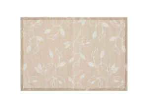 3560232765537 - Sg Secret De Gourmet - Tischset beschichtet blumen 45x30cm beige