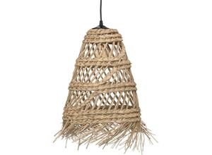 3560232782282 - Atmosphera - Hängende Lampe im Boho-Stil aus Strohgeflecht lahys ø 28 cm