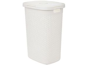 3560232782442 - Corb 60l weiss rattan - weiß - 5five