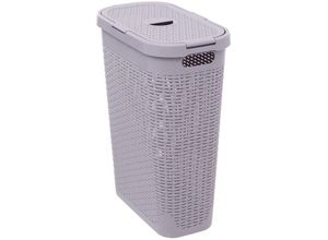 3560232782480 - 5five - corb slim 40l gr perle rattan - Hellgrau