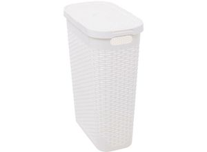 3560232782527 - Corb slim 40l weiss rattan - weiß - 5five