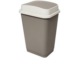 3560232825101 - Five Simply Smart - Abfalleimer 50l kunststoff taupe - 5five