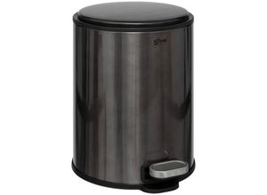 3560232868139 - Five Simply Smart - Mülleimer delta 6l metall schwarz - 5five