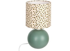 3560232882296 - Atmosphera - Keramiklampe kind timéo leopardenmuster grün h25cm grün