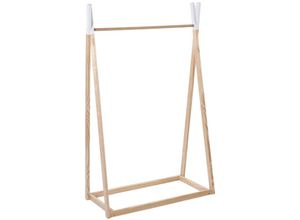 3560234465411 - Atmosphera - tipi Kleiderständer Kleiderbügel aus Holz für Kinder - 78 x 38 x 126