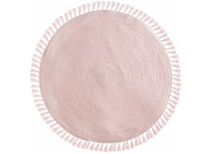 3560234466326 - Kinderteppich Lulu - Lurex - rosa d 90 cm Atmosphera Créateur Dintérieur