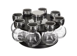 3560234513402 - Secret De Gourmet - Drehbarer ständer 8 gewürzgläser - 5five