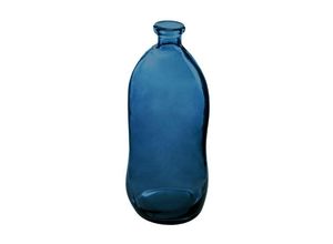 3560234521957 - Atmosphera Créateur Dintérieur - Vase bouteille verre recyclé Orage H35 - Blau - Atmosphera