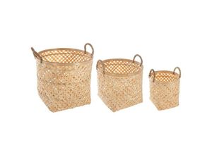3560234547391 - Atmosphera Créateur Dintérieur - Set aus 3 Bambuskörben 3560234547391 - Atmosphera Créateur Dintérieur - Set aus 3 Bambuskörben