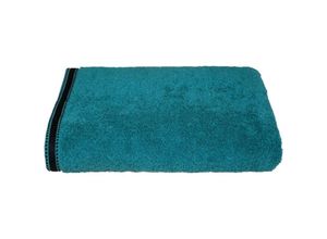 3560237546308 - Atmosphera Créateur Dintérieur - Badetuch Joia - Baumwolle 550 g m² - blaugrün 100x150 cm