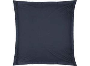 3560237546674 - Atmosphera - Kopfkissenbezug aus Baumwolle - tintenblau 63x63 cm créateur dintérieur