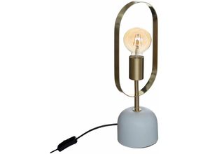 3560237548753 - Atmosphera - Tischlampe edi h 44 cm goldene Konstruktion