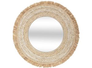 3560237553566 - Geflochtener Spiegel Célia - Bast D 68 cm - Atmosphera - Beige