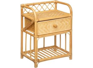 3560237556314 - Atmosphera - Nachttisch Aoni - Rattan Beige