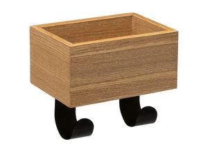 3560237583990 - Na - 5five - kleiderhaken 2 köpfe leer tasche holz - Holz