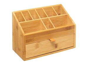 3560237590912 - 5five - Kosmetik-Organizer aus Bambus Schublade und 9 Fächer