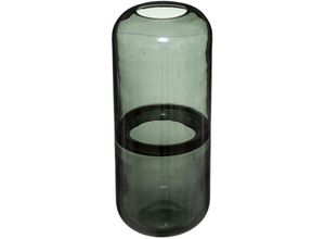 3560237592794 - Atmosphera Créateur Dintérieur - Flaschenvase Line - Rauchglas h 25 cm