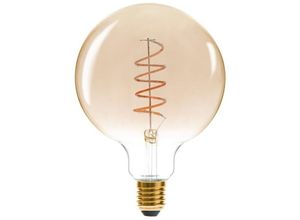 3560238393192 - Atmosphera Créateur Dintérieur - LED-Glühbirne Torsad Ambrée G125 4W