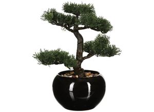 3560238564684 - Atmosphera Créateur Dintérieur - Künstlicher Bonsai-Baum exotische Blume in einer anderen Form ideal für Büro