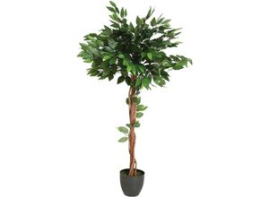 3560238586778 - Atmosphera Créateur Dintérieur - Kunstbaum ficus im Blumentopf 120 cm