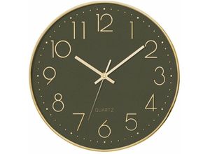 3560238660560 - Atmosphera - Silent Wanduhr Schlafzimmer-Uhr mit Silent-Mechanik rot ø 30 cm