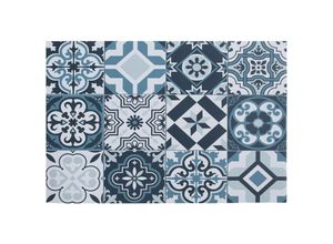 3560238672976 - Sg Secret De Gourmet - Mosaik vinyl tisch set - Co 2 - 45 × 30 cm Entenblau